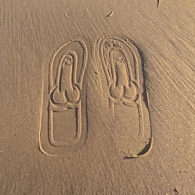Hidden Penis Slippers