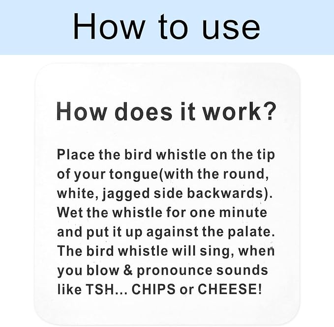 Mini Bird Party Whistle
